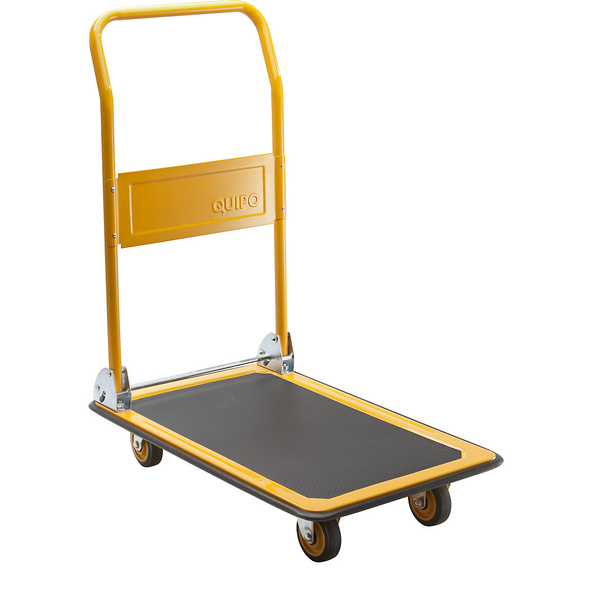 Profesionálny plošinový vozík, nosnosť 170 kg, melónová žltá, od 2 ks-10