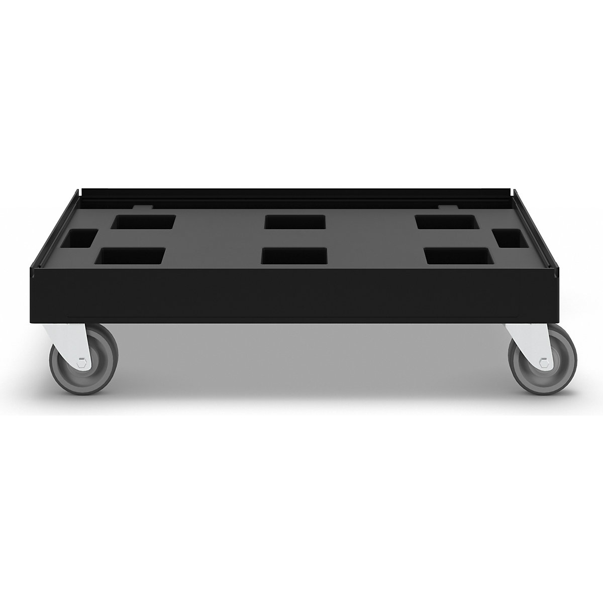 Dopravná plošinka, čierna – eurokraft basic (Zobrazenie produktu 5)