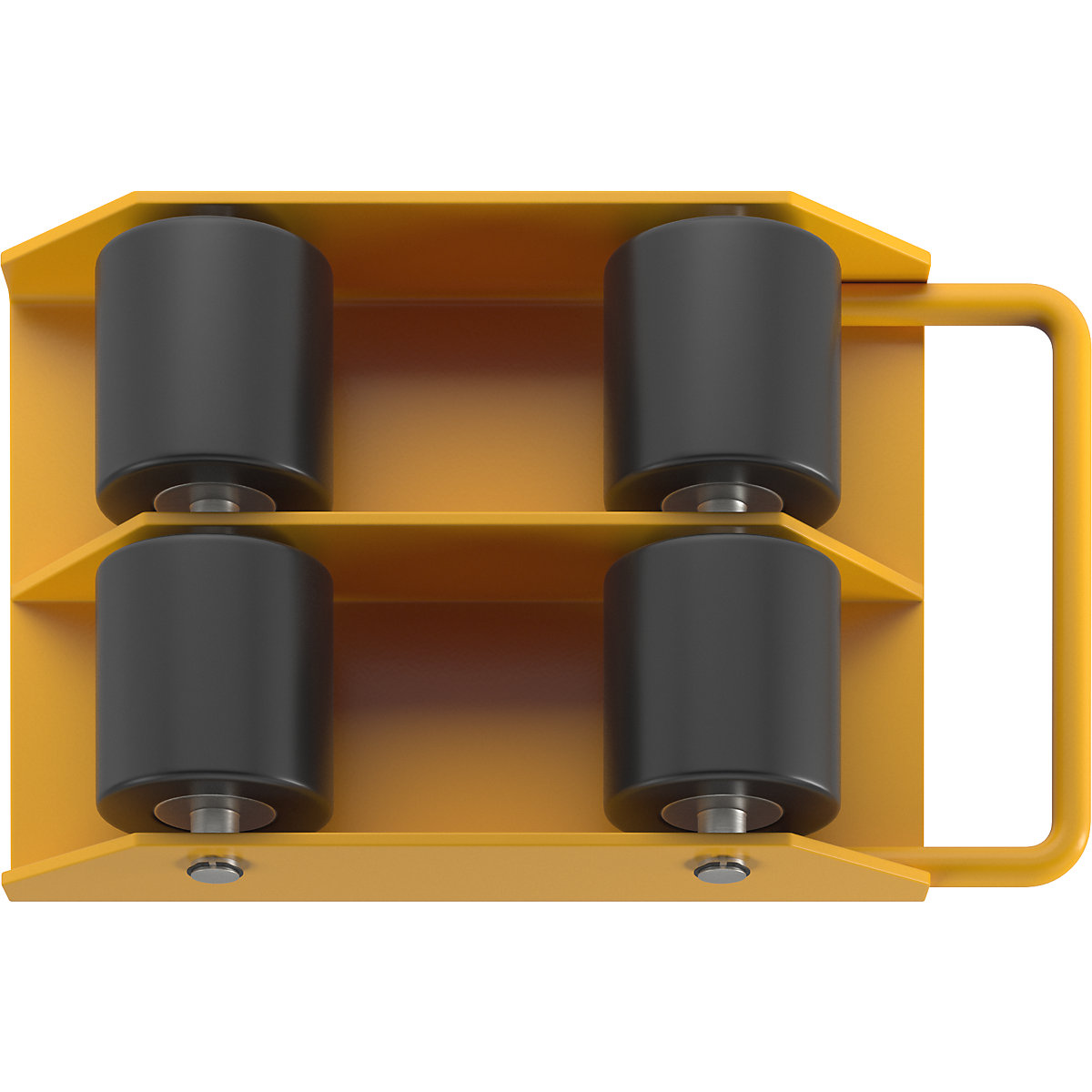 Dopravná plošinka s nylonovými kolieskami – eurokraft basic (Zobrazenie produktu 4)-3