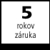 Záruka 5 rokov  Na produkty, ktoré sú označené týmto symbolom, ručíme zárukou na kvalitu materiálu a spracovania na dobu 5 rokov od dodávky.