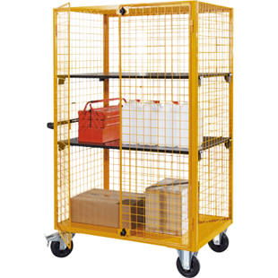 Mriežkový policový vozík