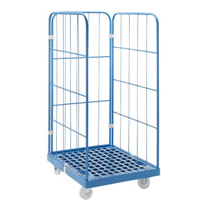 Pojazdný kontajner s mriežkovými stenami