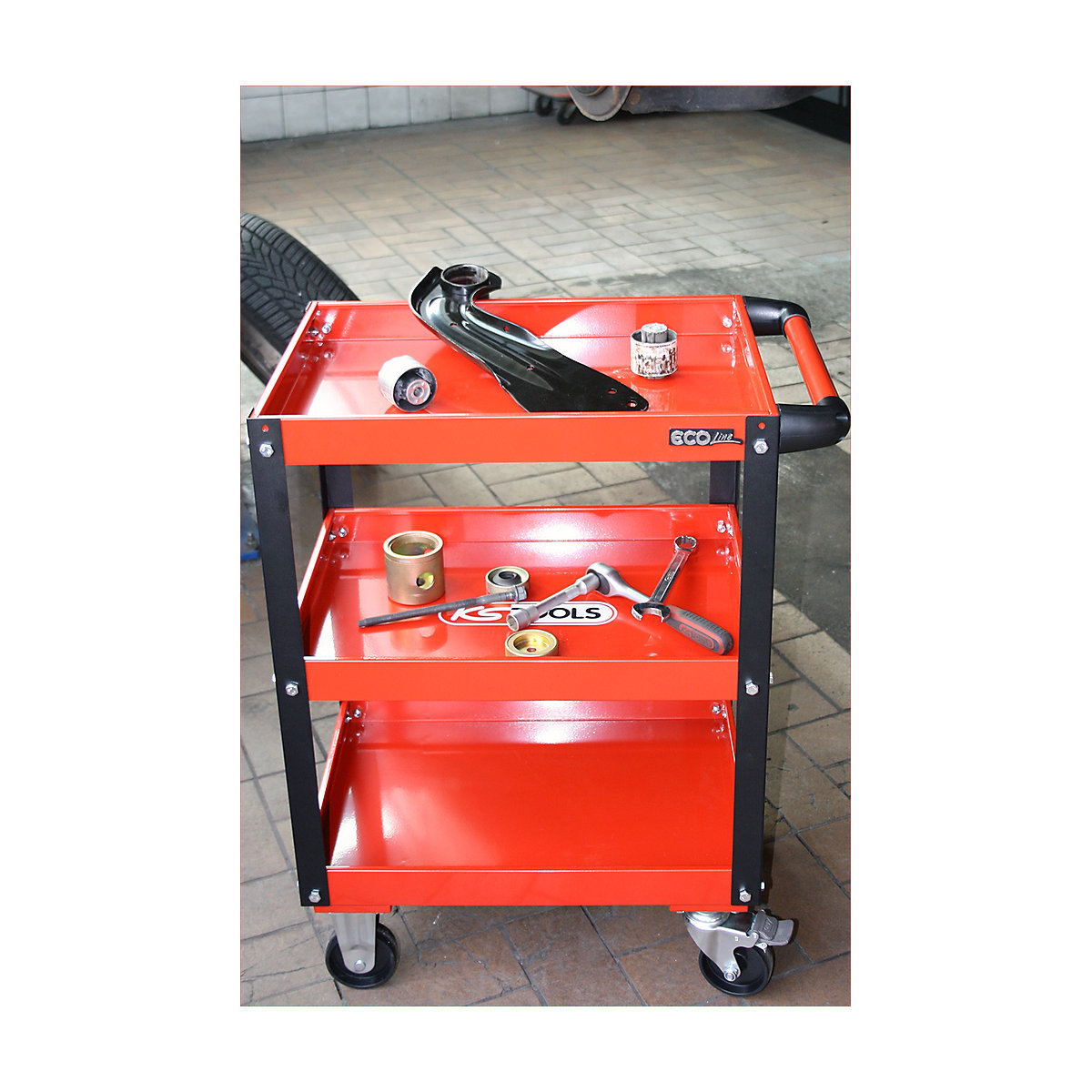 Dielenský servisný vozík ECOline – KS Tools (Zobrazenie produktu 5)-4