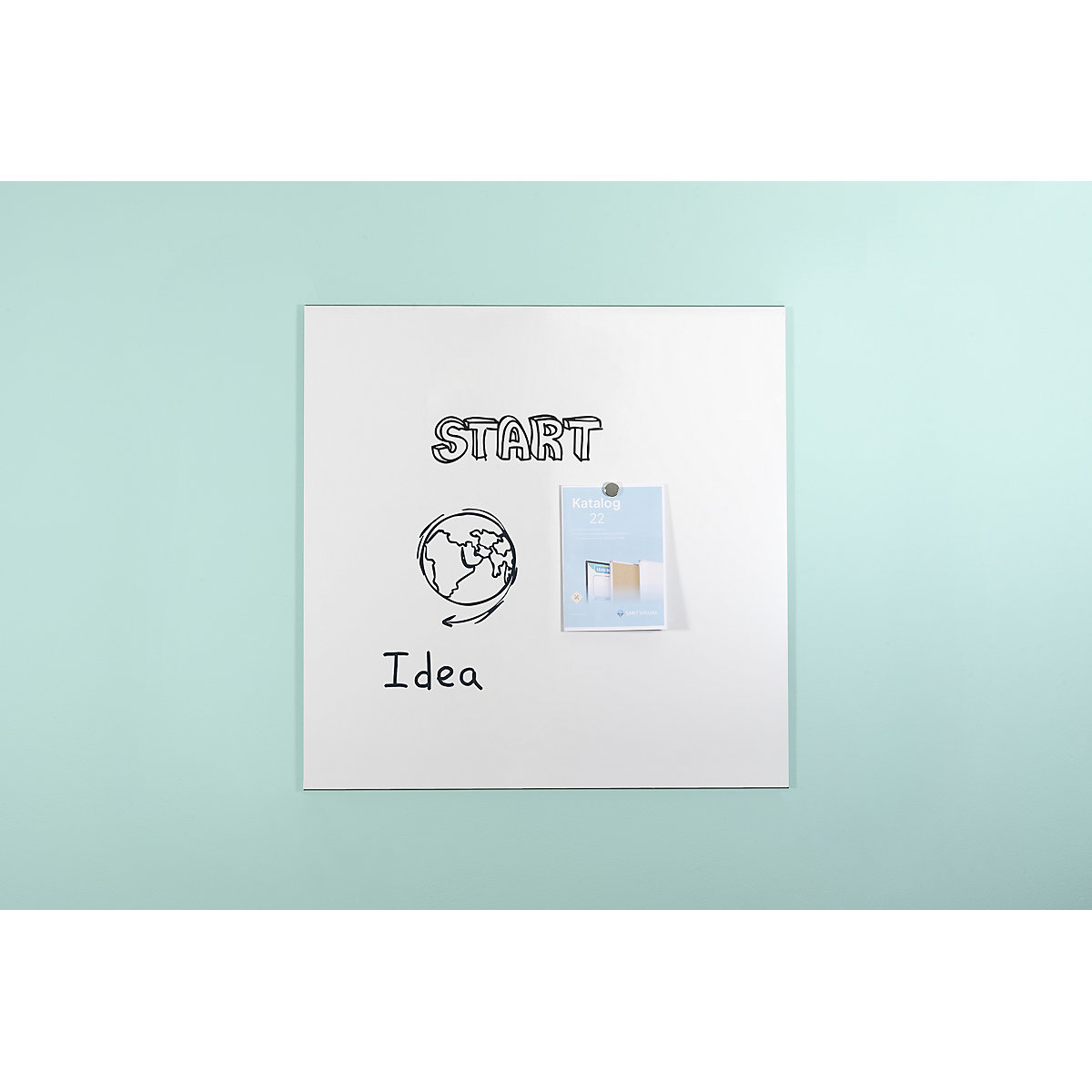 Pizarra blanca, sin marco (Imagen del producto 6)-5