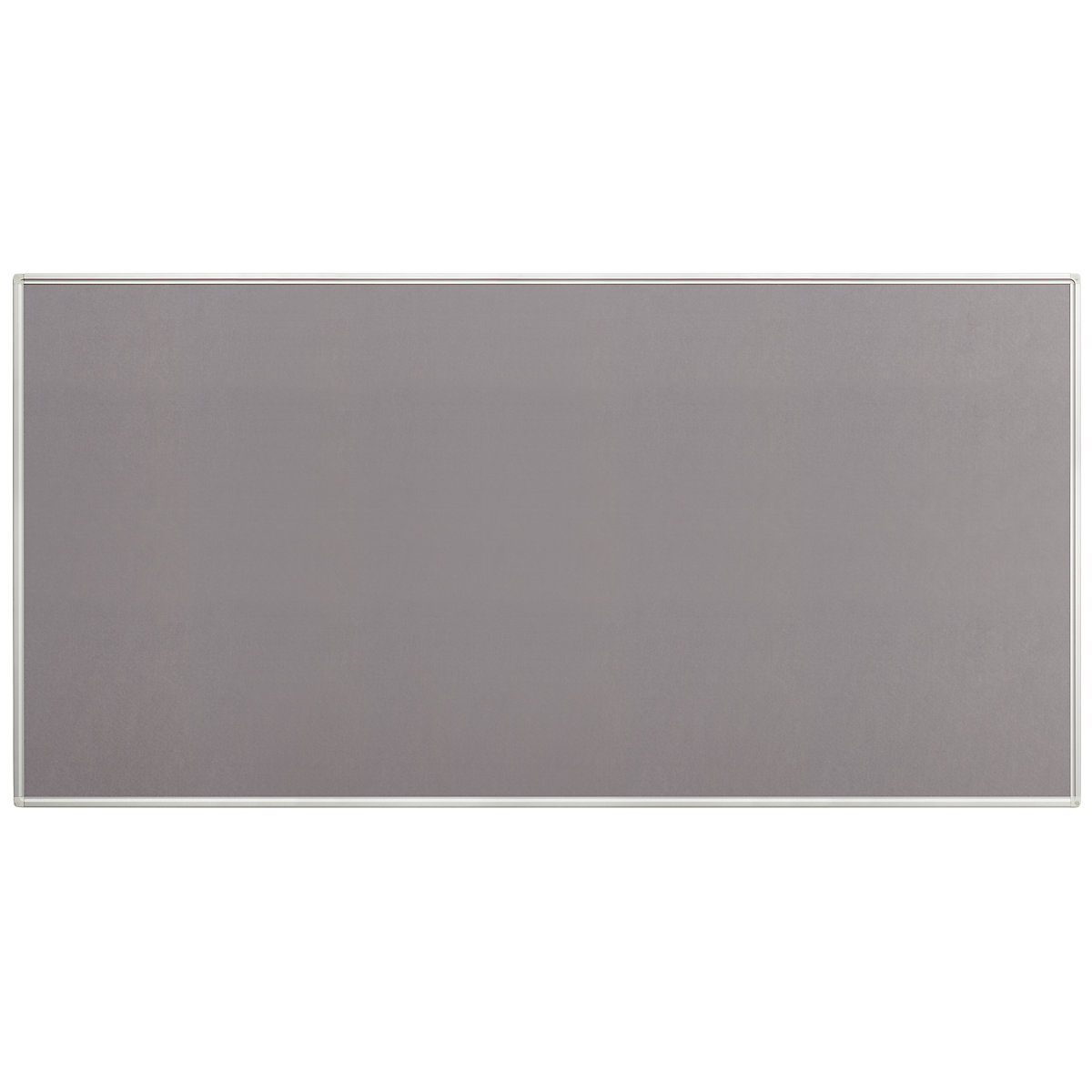 Tablón informativo para alfileres, fieltro gris, A x H 2000 x 1000 mm-5