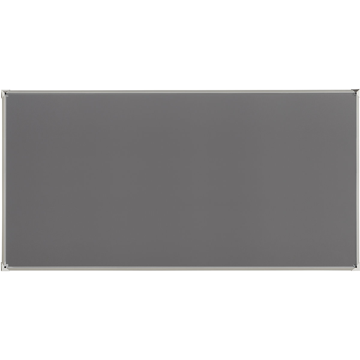 Tablón para chinchetas con marco de aluminio – eurokraft pro, linóleo de corcho, A x H 2000 x 1000 mm-4