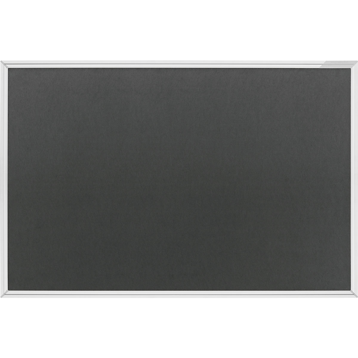 Tablón para chinchetas, marco de aluminio anodizado &ndash; magnetoplan