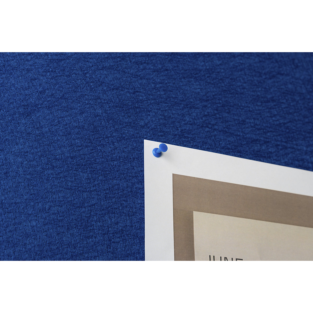 Tablón para chinchetas, marco de aluminio anodizado – eurokraft basic (Imagen del producto 4)-3
