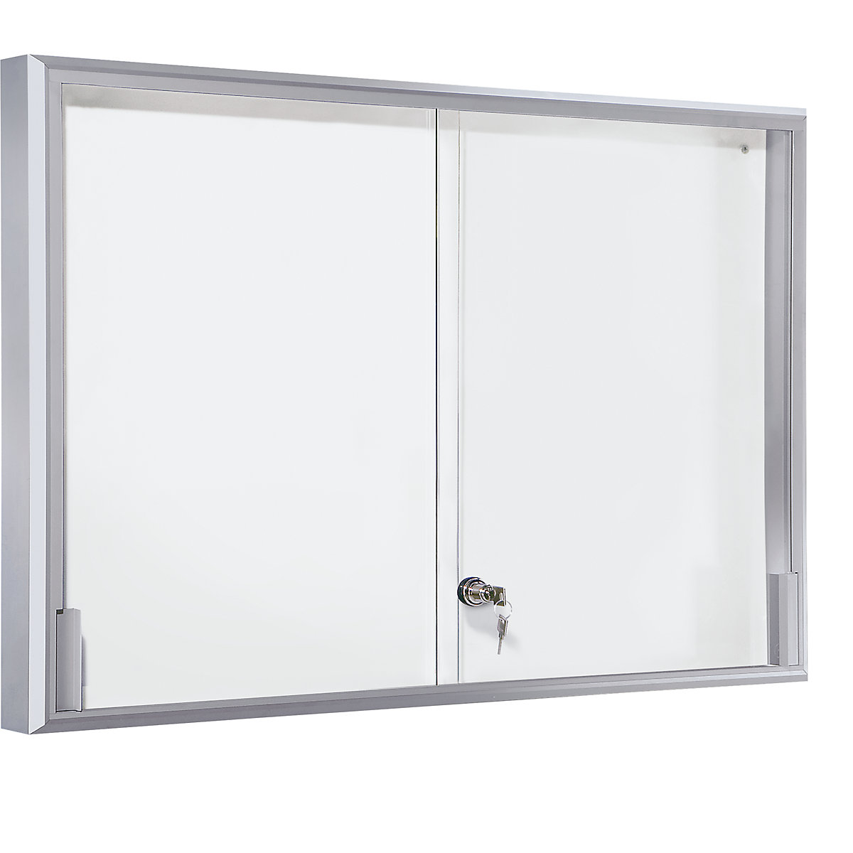 Vitrina, marcos de aluminio, puertas correderas - eurokraft pro