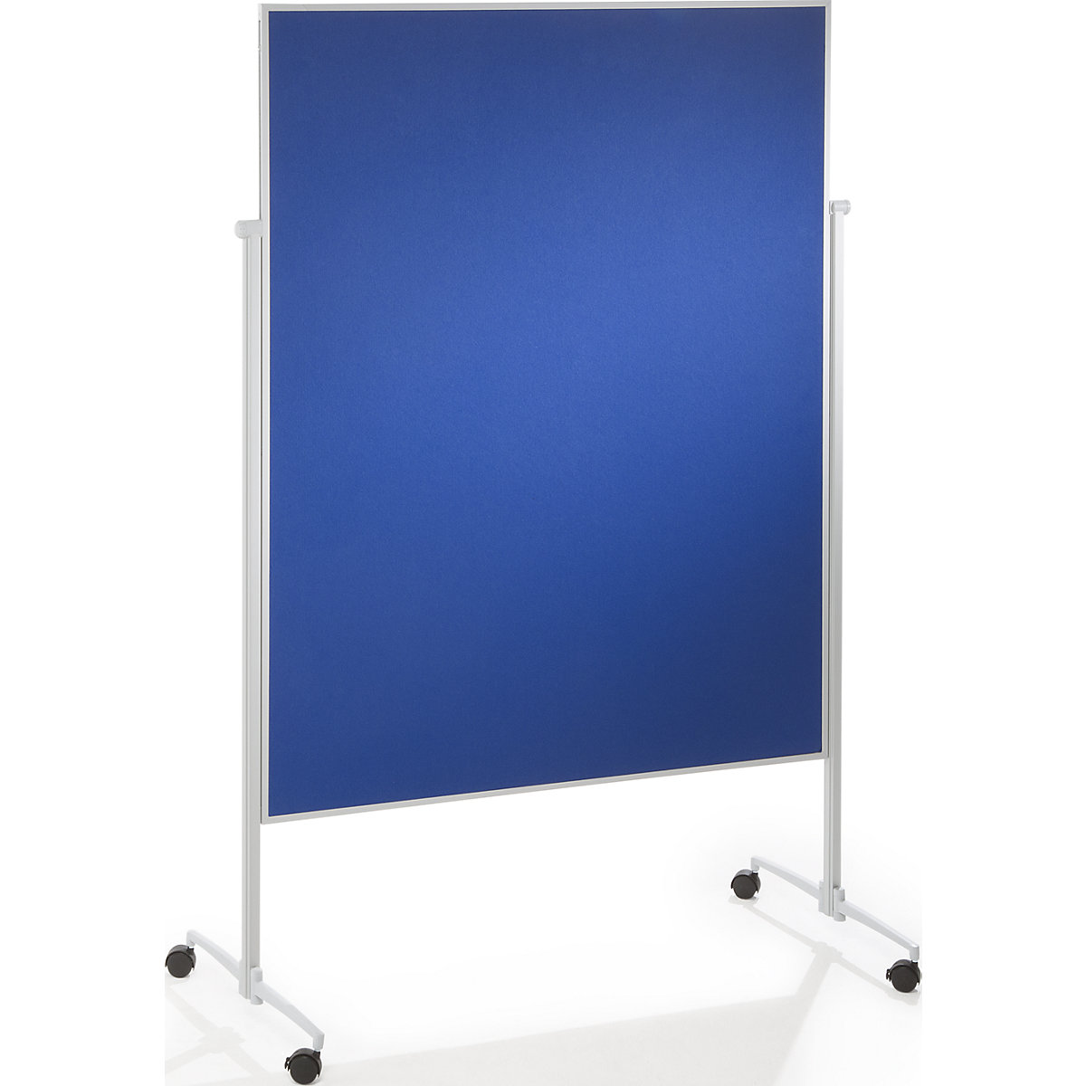 Presentatiebord EVOLUTION plus – magnetoplan, eendelig, vilt, blauw-6