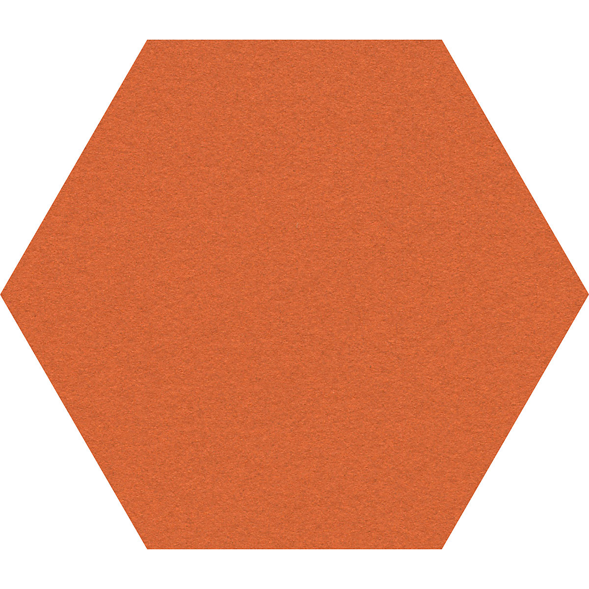 Design prikbord zeshoekig – Chameleon, kurk, b x h = 600 x 600 mm, oranje-38