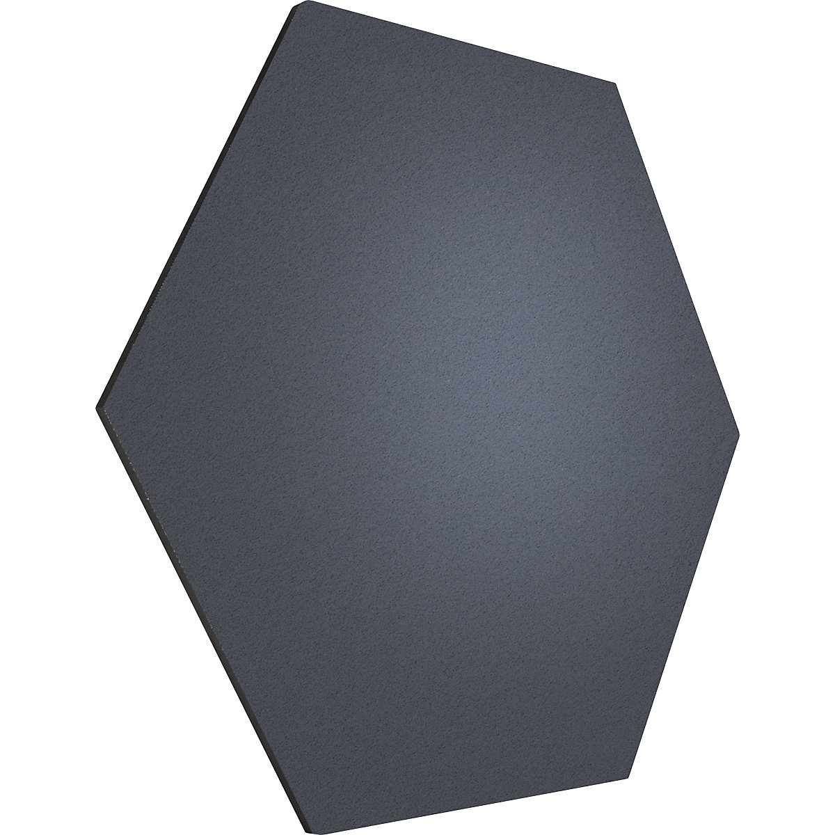 Design prikbord zeshoekig – Chameleon, kurk, b x h = 600 x 600 mm, antraciet-29