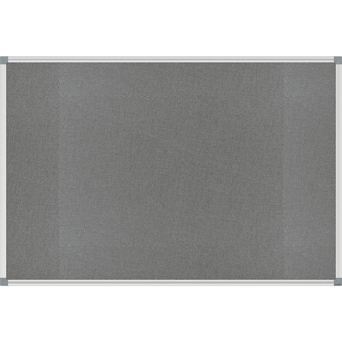 Pinboard STANDARD – MAUL, bekleding van vilt, grijs, b x h = 900 x 600 mm-2