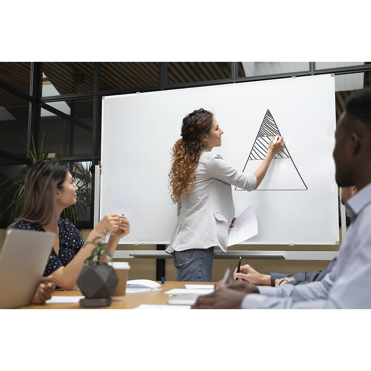 Mobiel kantelbord, dubbelzijdig – eurokraft pro (Productafbeelding 5)-4