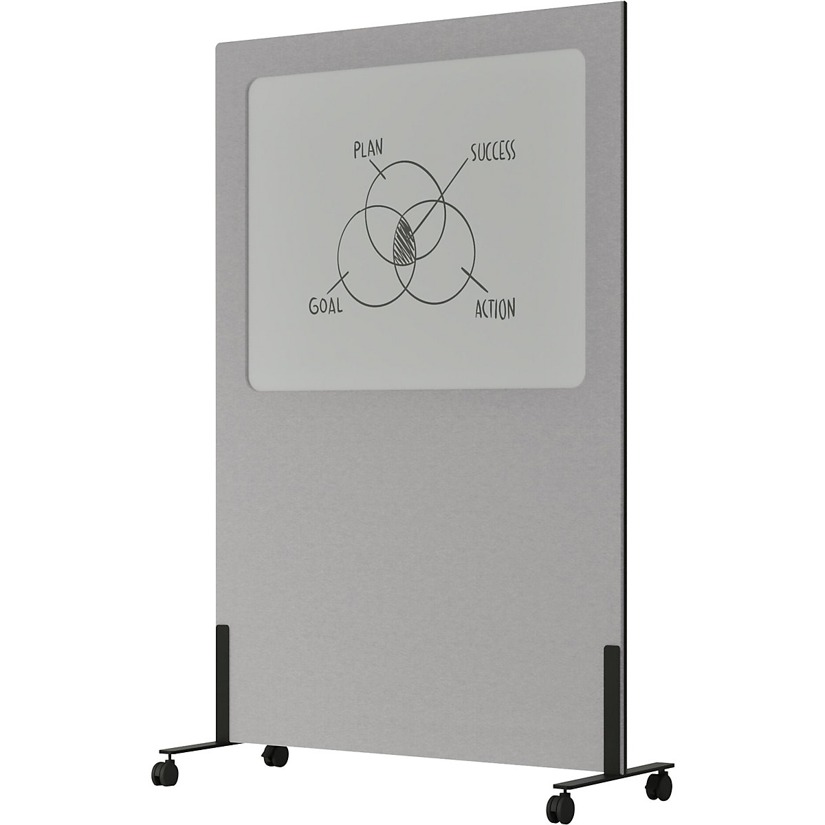 Whiteboard Silva, mobiel – SMIT VISUAL