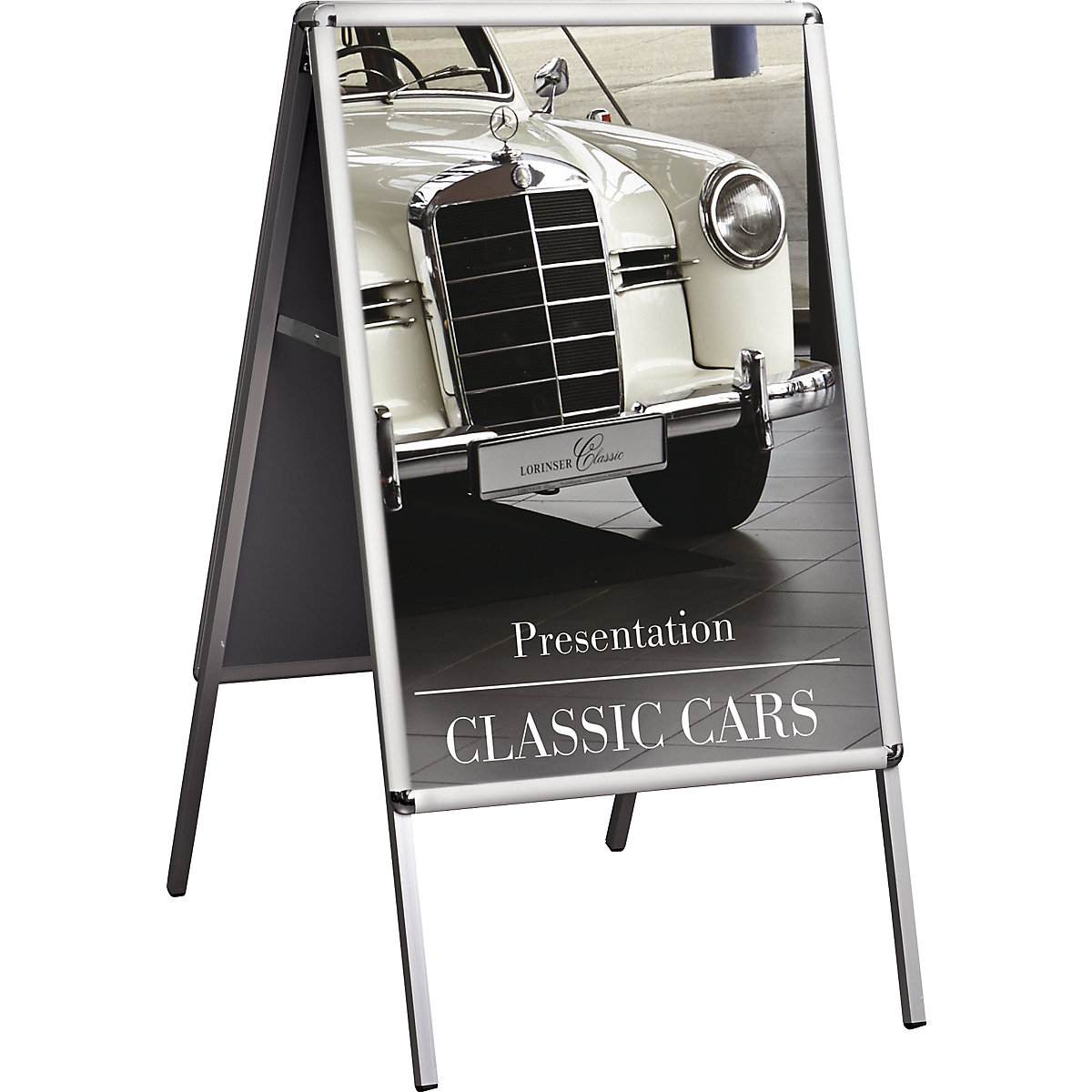 INDOOR folding advertising stand
