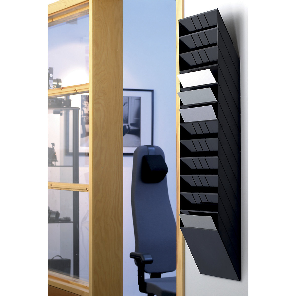 Wall mounted brochure racks – DURABLE (Product illustration 4)-3