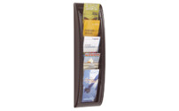 Wall mounted brochure racks
