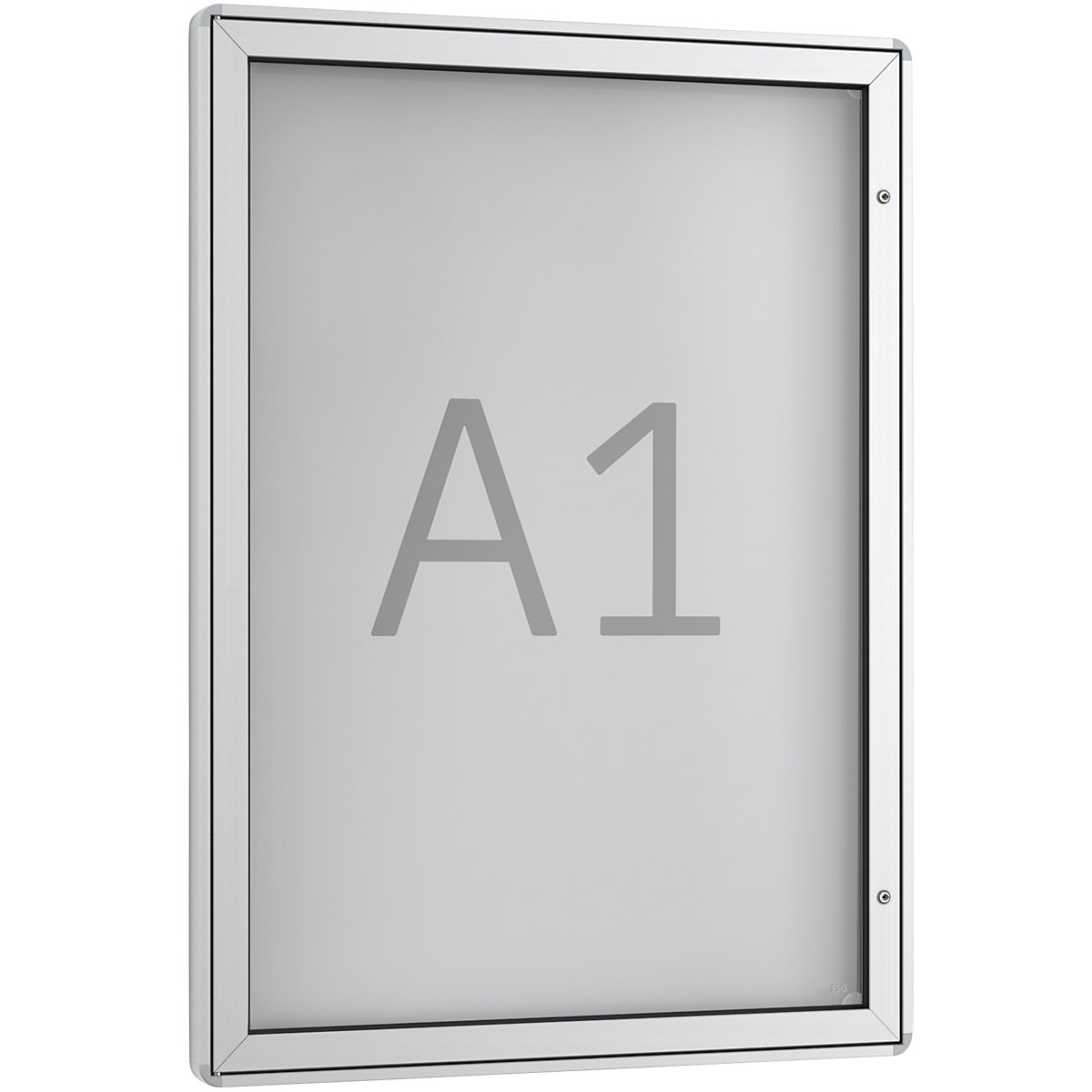 Display case with hinged door 1 x A1 KAISER+KRAFT