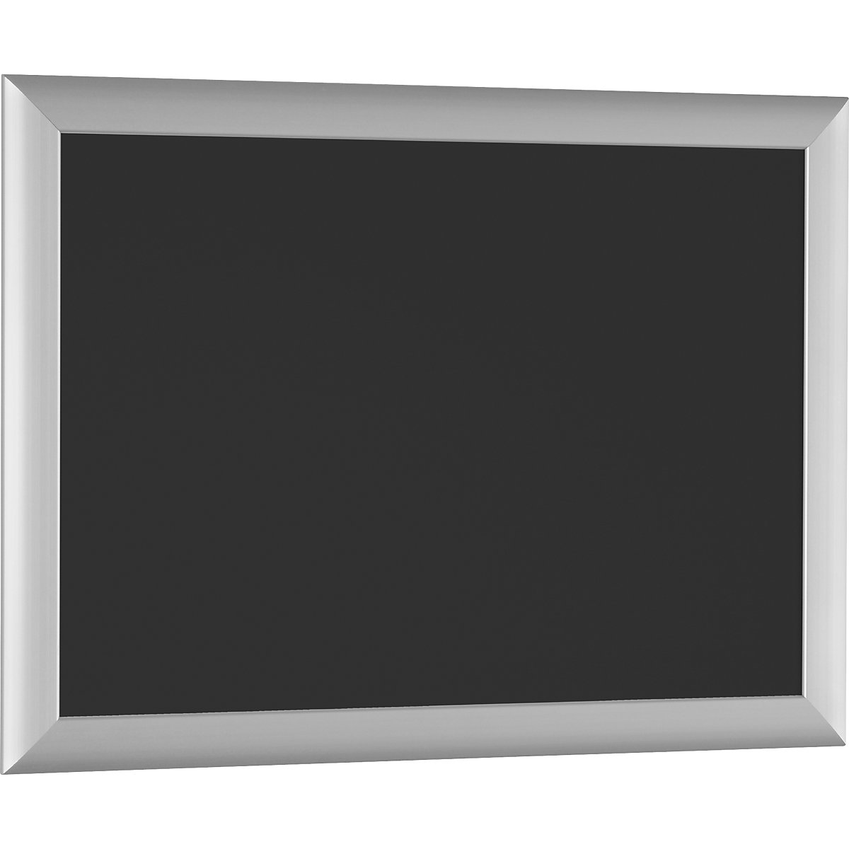 Notice board, for 2 x A4, charcoal-3