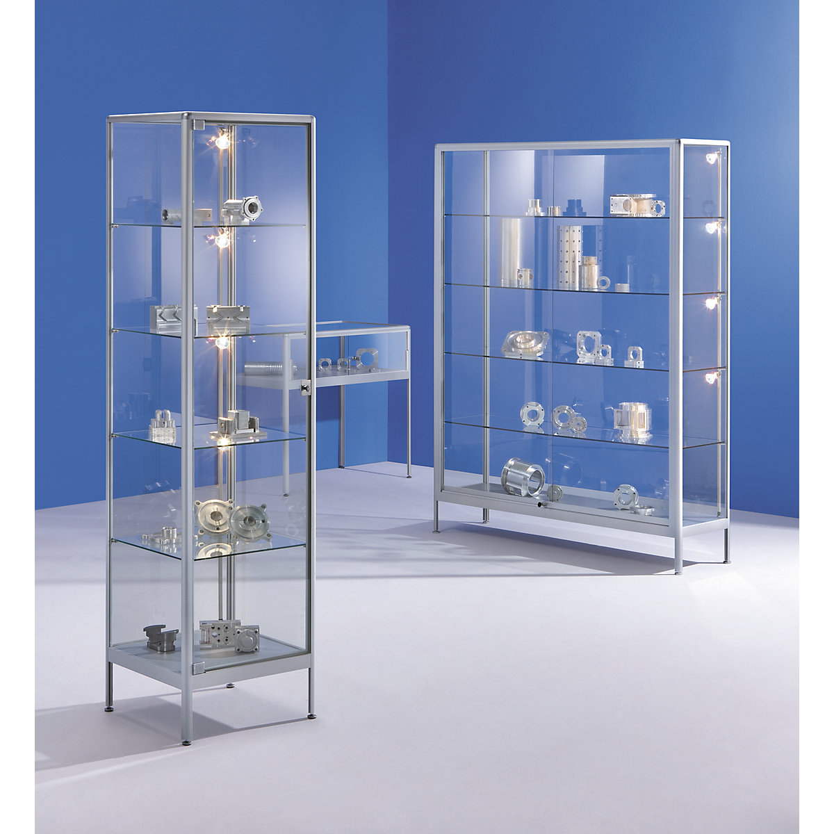 Eurokraftpro Glass Cabinet Free Standing Glass Cabinet Model Kaiserkraft 4028