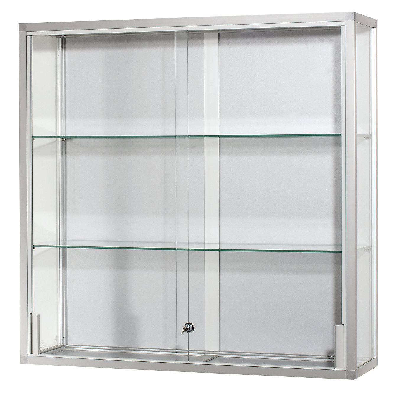 Glass glass display free standing glass