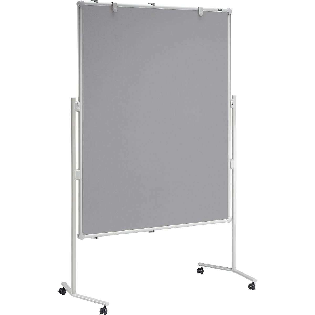 MAULpro presentation board – MAUL, fabric surface, grey, WxH 1200 x 1500 mm-5