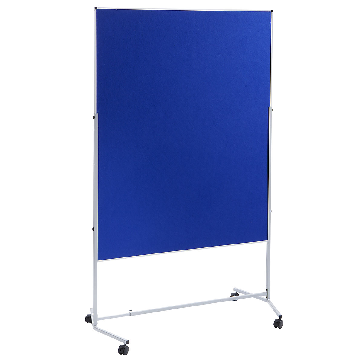 EUROKRAFTbasic – Presentation board, variable, felt coating on both sides, royal blue