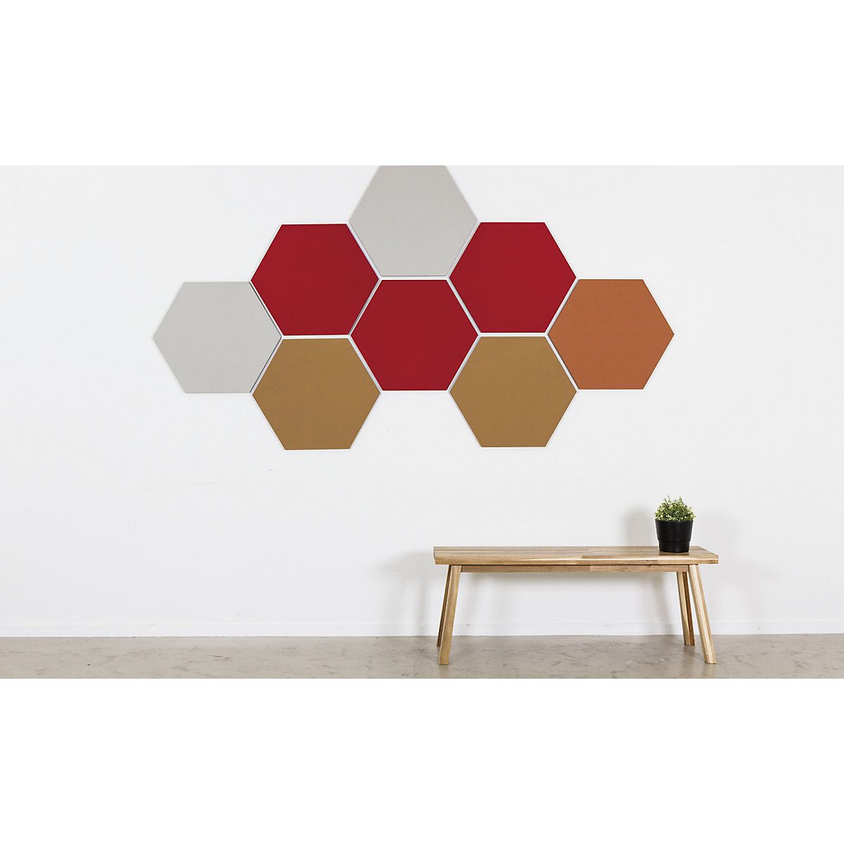 Hexagonal designer pin board – Chameleon (Product illustration 22)-21