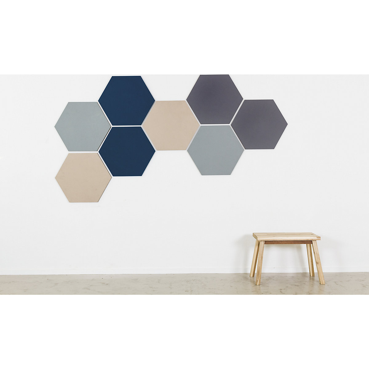 Hexagonal designer pin board – Chameleon (Product illustration 8)-7