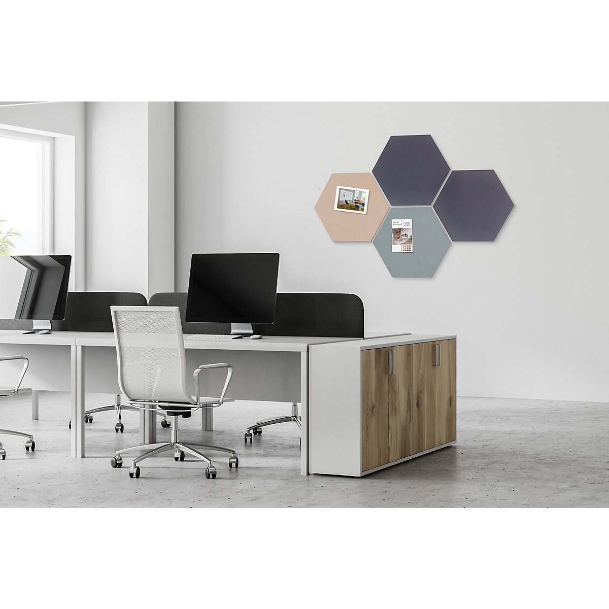 Hexagonal designer pin board – Chameleon (Product illustration 64)-63