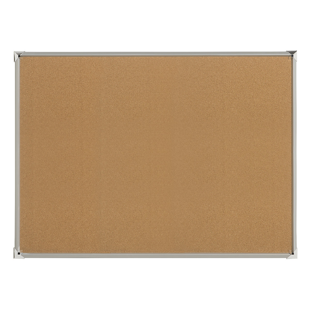 Pinboard with aluminium frame – eurokraft pro, natural cork, WxH 1200 x 900 mm-4