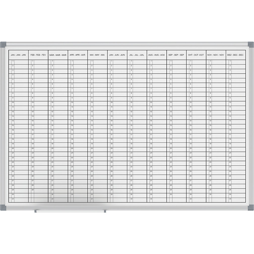Planning boards, plan boards, yearly planners KAISER+KRAFT