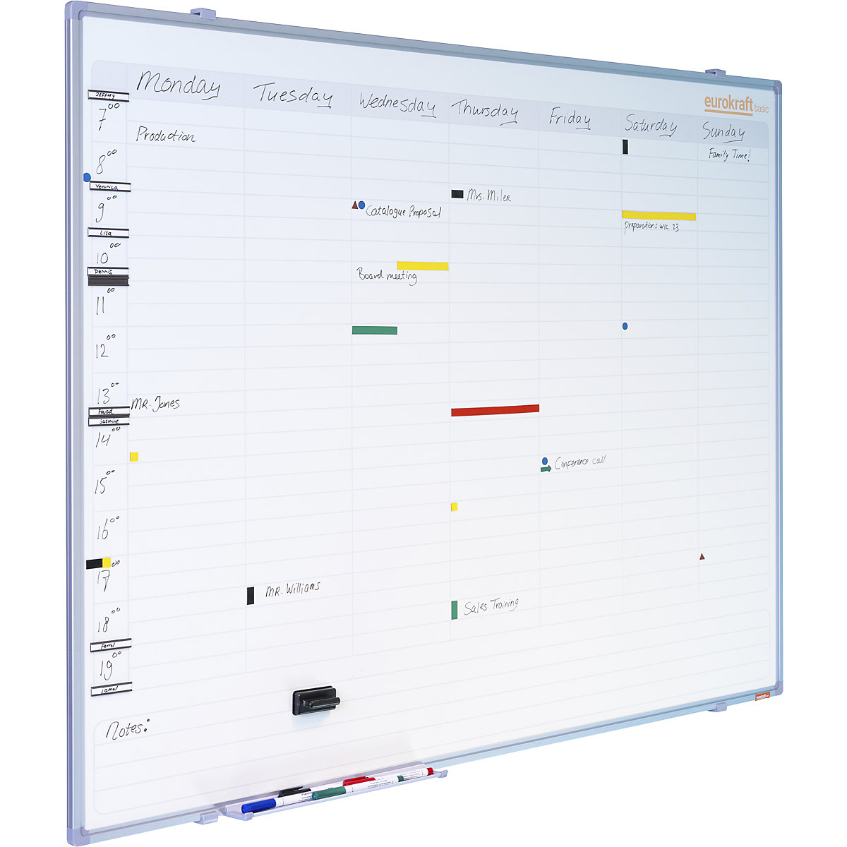 Weekly planner, neutral – eurokraft basic (Product illustration 3)-2