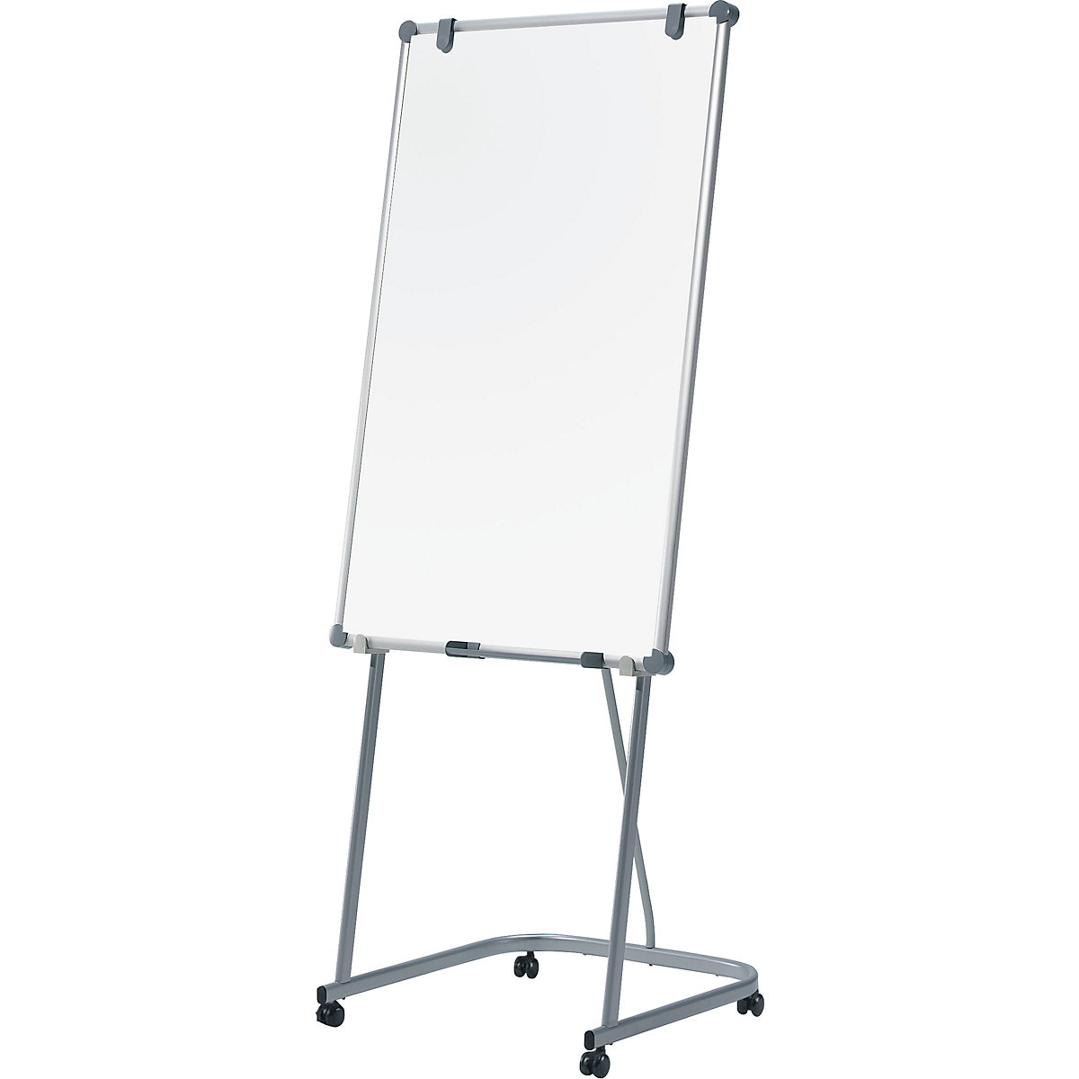 Systems Flip- Chart Stand With Magnetic Writing Board - White