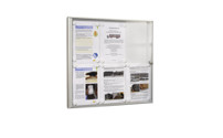 Information display case for indoor use