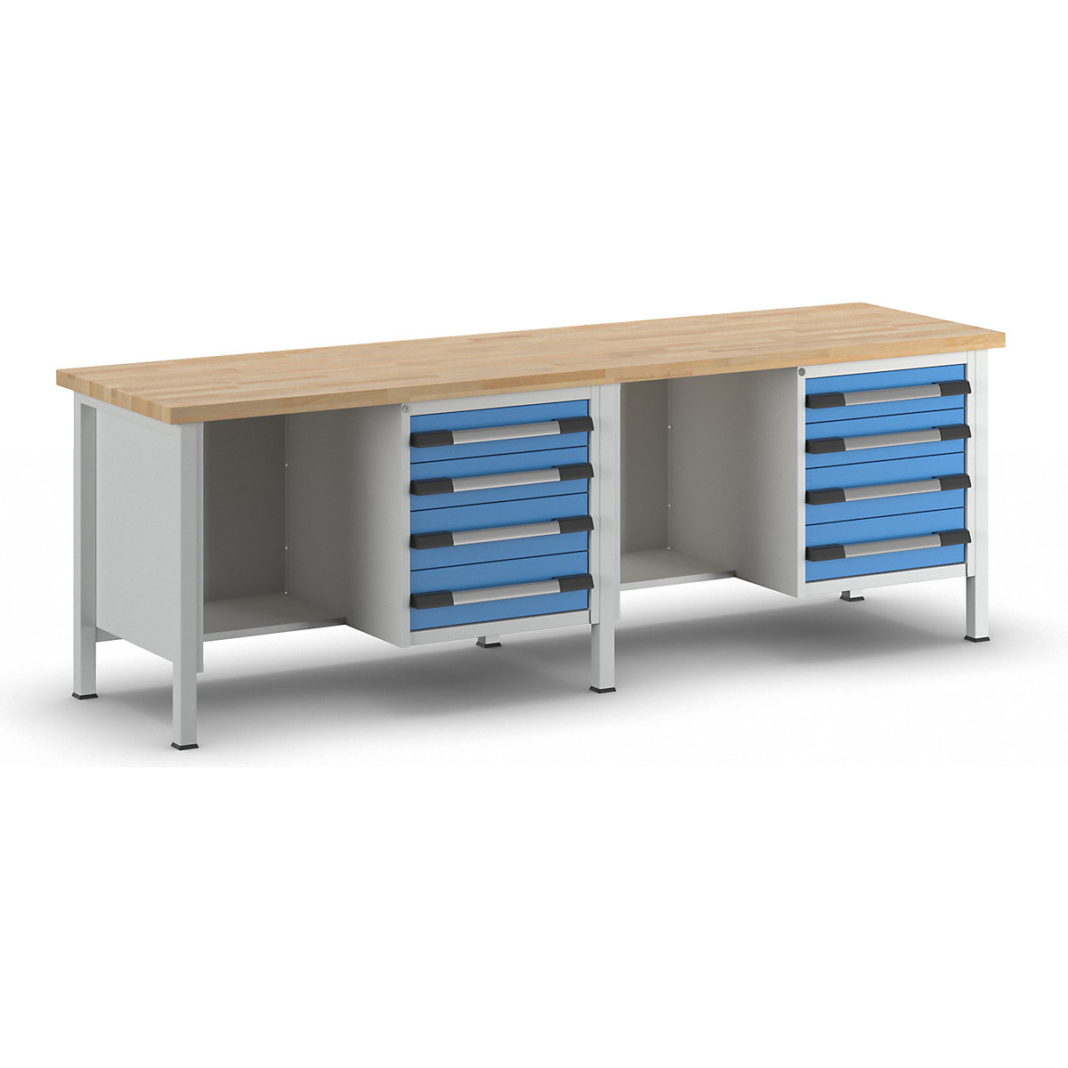 Dielenský stôl, stojanové vyhotovenie, séria 8000 – eurokraft pro