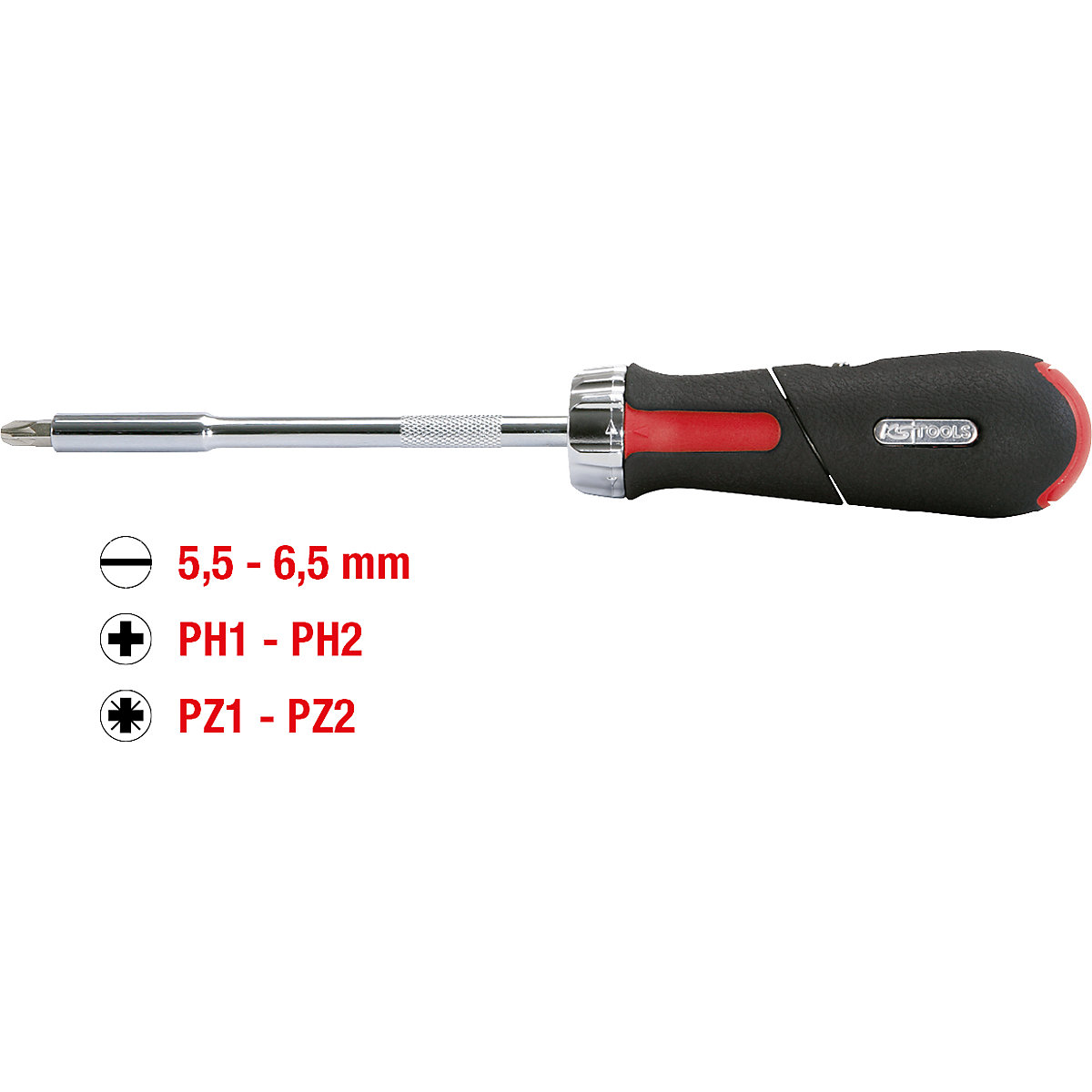 1/4'' revolverový račňový bitový skrutkovač &ndash; KS Tools