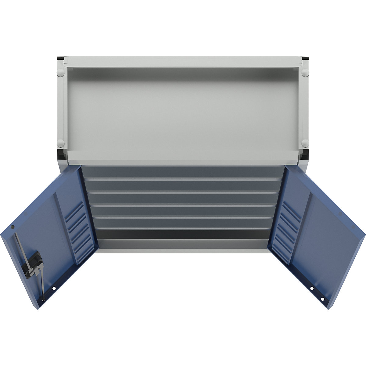 Skladová skriňa bez prepraviek s viditeľným obsahom – mauser (Zobrazenie produktu 7)-6