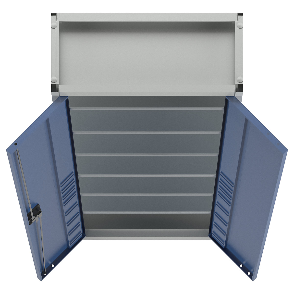 Skladová skriňa bez prepraviek s viditeľným obsahom – mauser (Zobrazenie produktu 7)-6