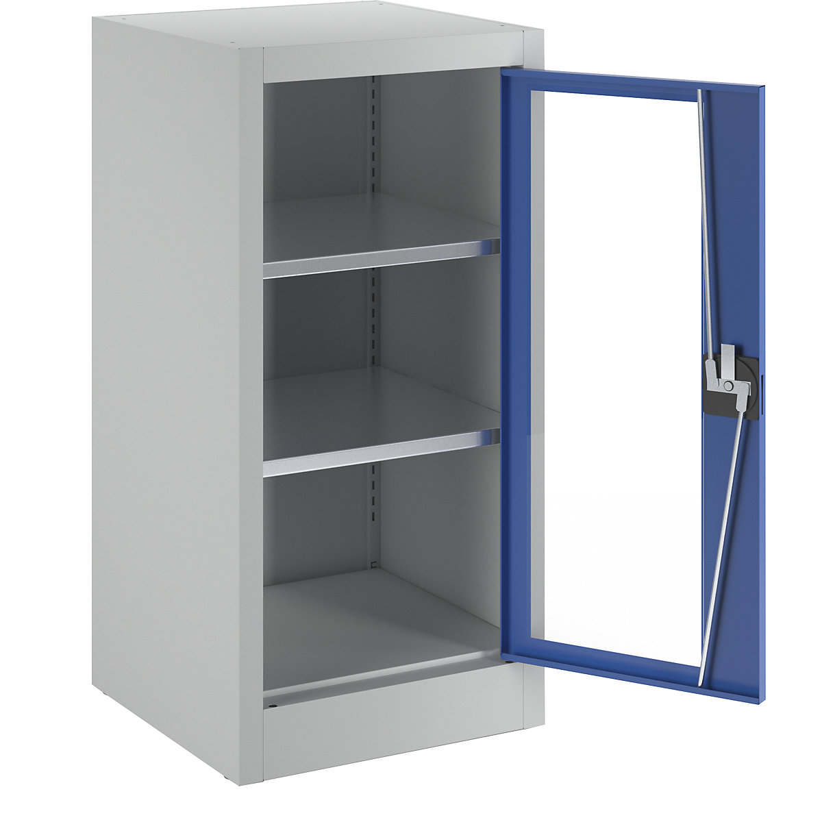 Skriňa s krídlovými dverami s priehľadným okienkom &ndash; mauser