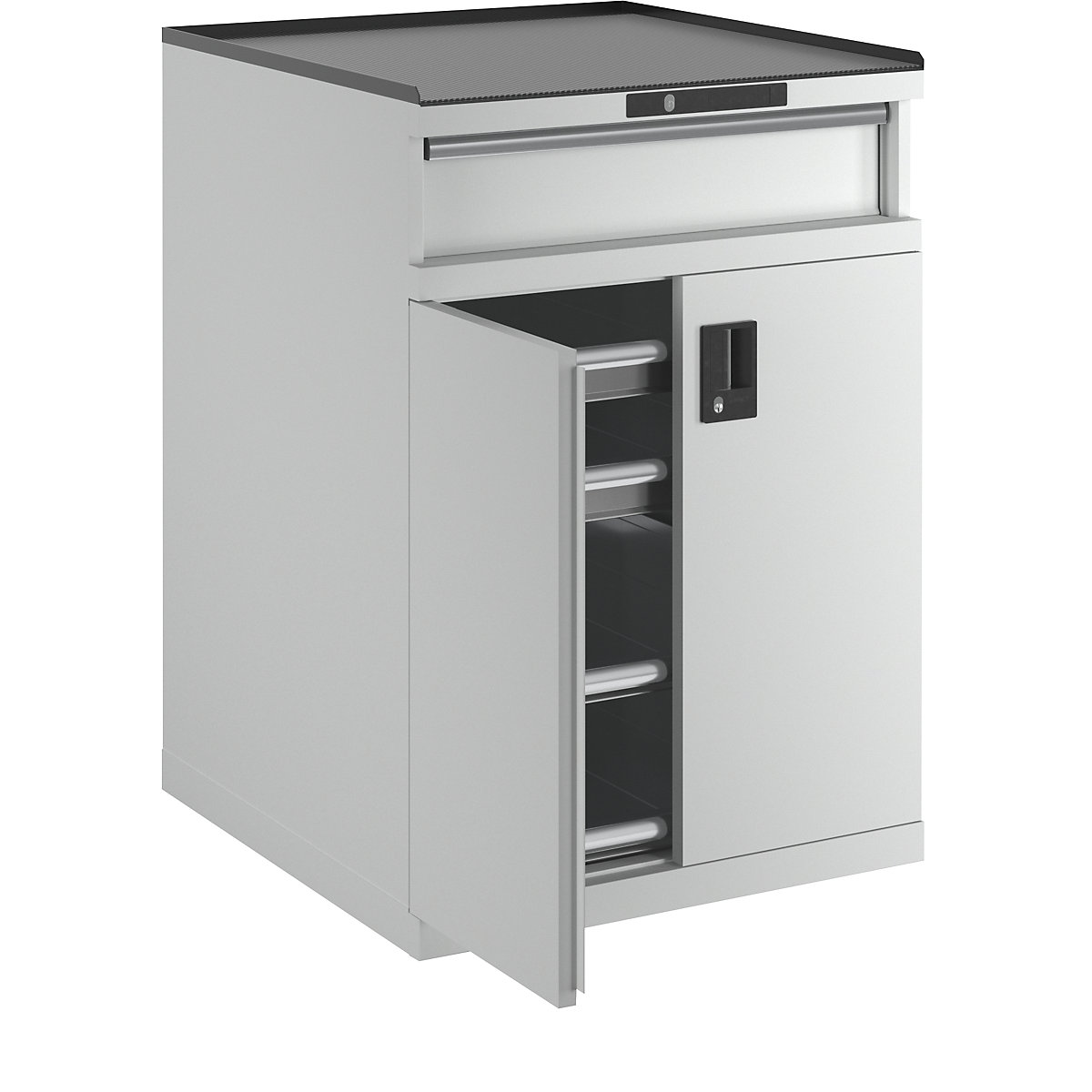 Zásuvková skriňa s krídlovými dverami &ndash; LISTA