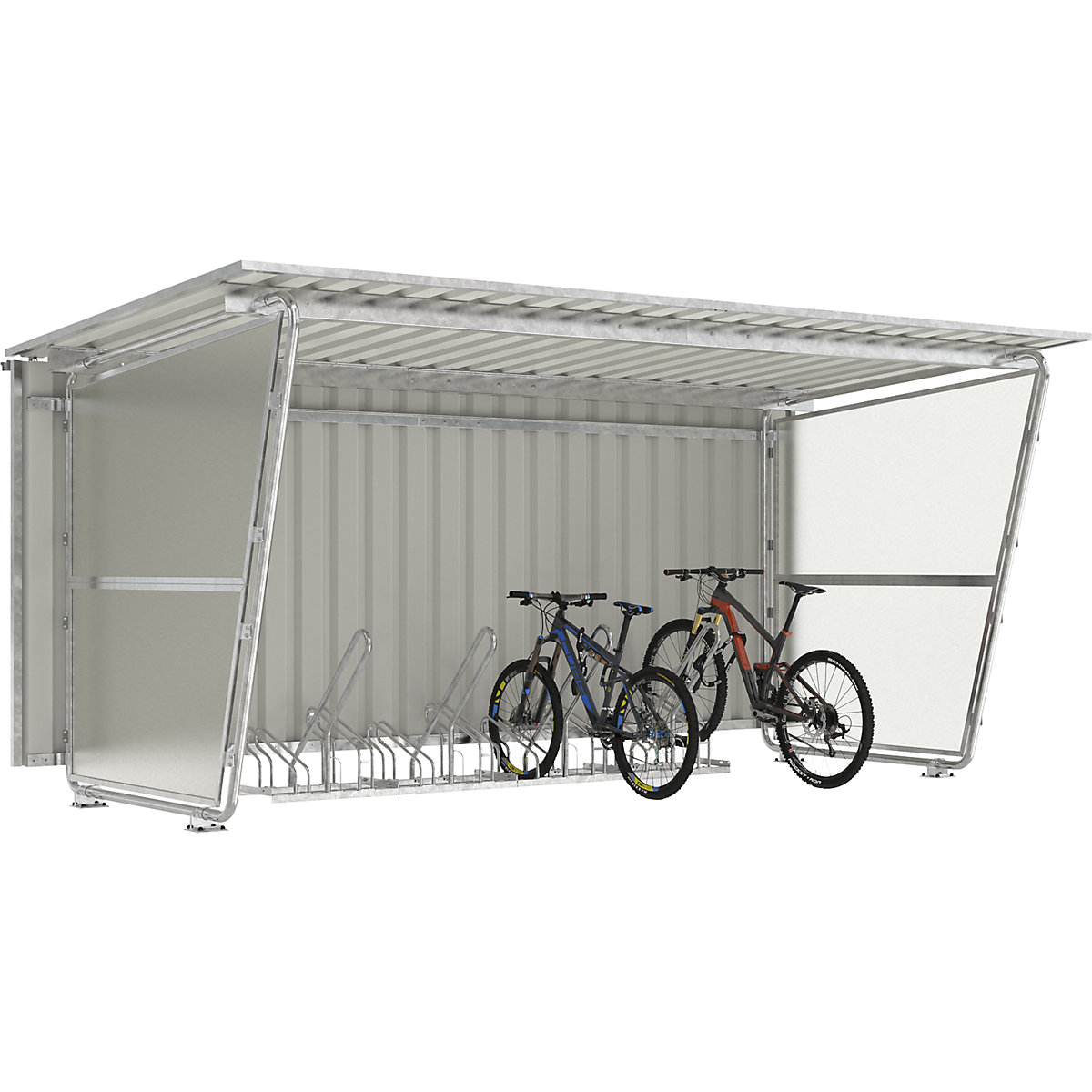 Prístrešok Siegen s oblúkovým stojanom model 2300 – WSM