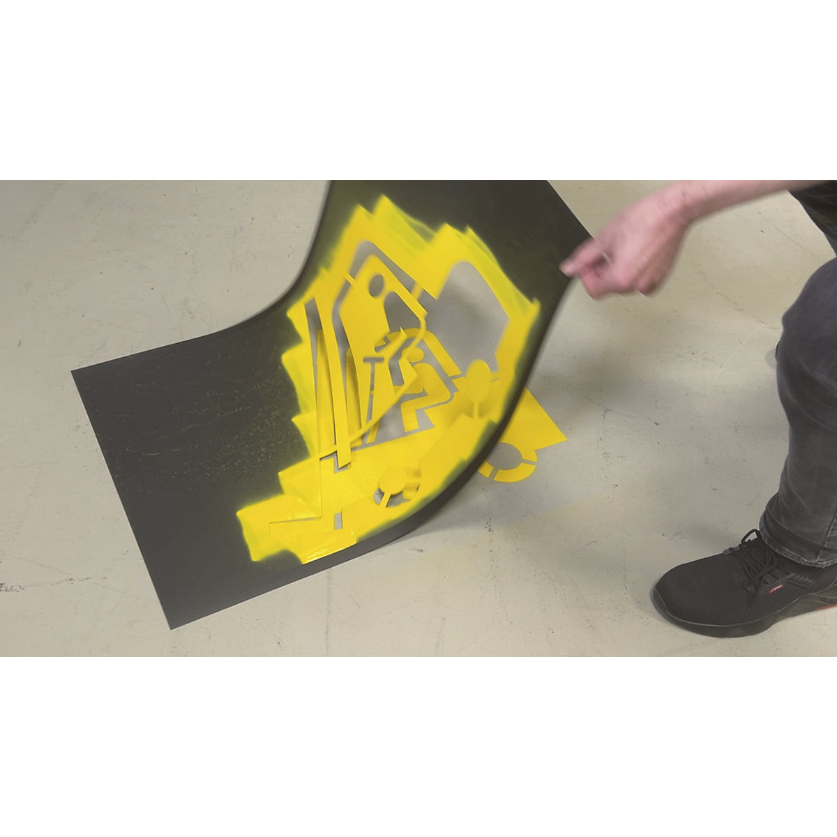 Súprava šablón na značenie podláh DURALINE® Logistika – DURABLE (Zobrazenie produktu 5)-4