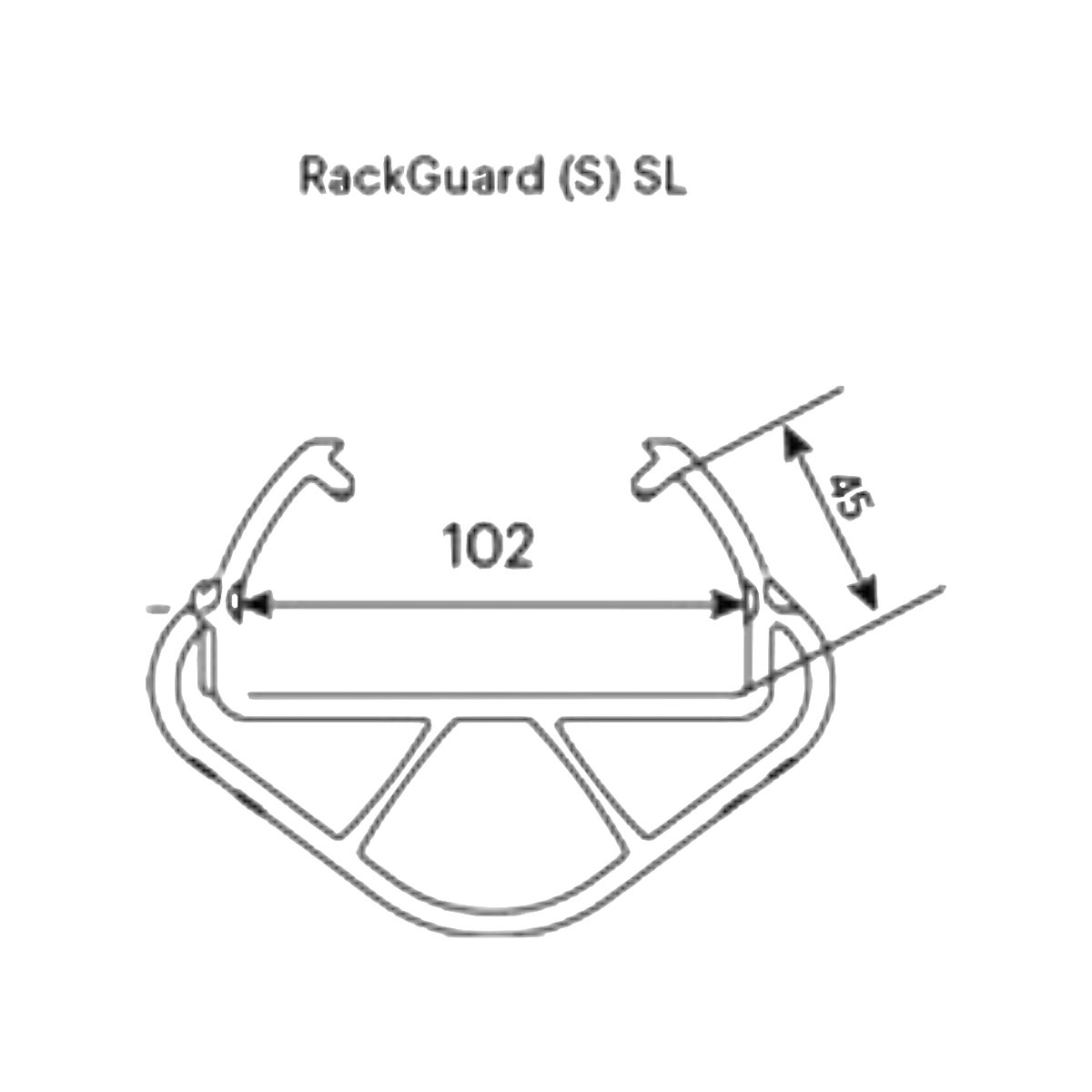 Regálová ochrana pred nájazdom RackGuard – A-SAFE (Zobrazenie produktu 3)-2