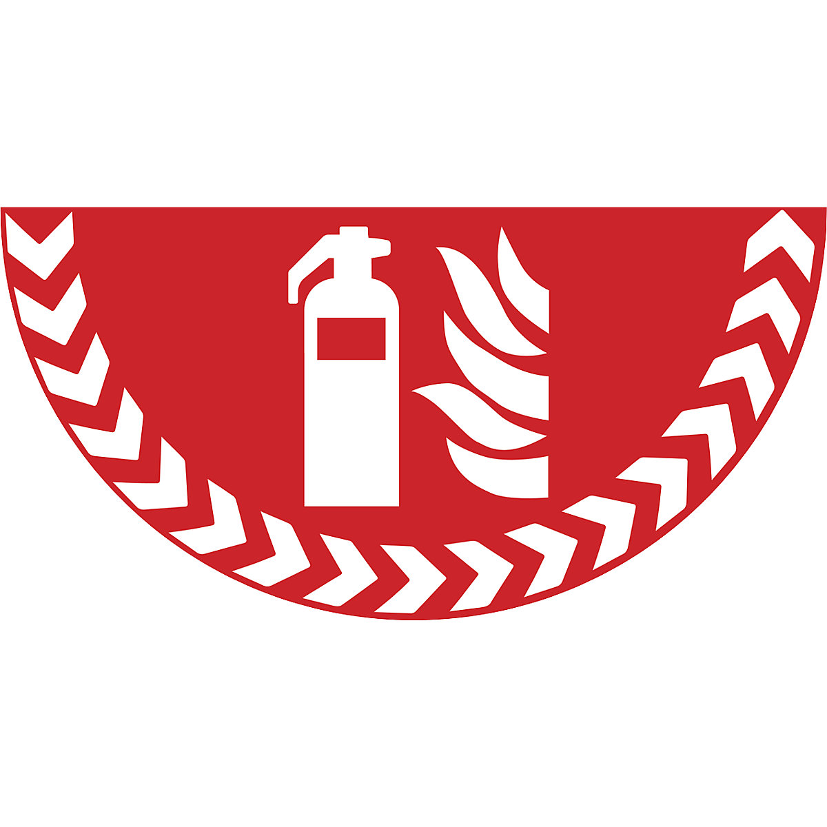 PVC piktogram polkruhový