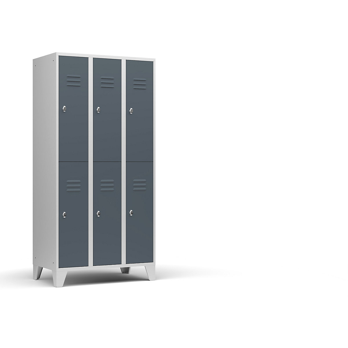 Dvojposchodová úzka skrinka Berlin 2 – Wolf