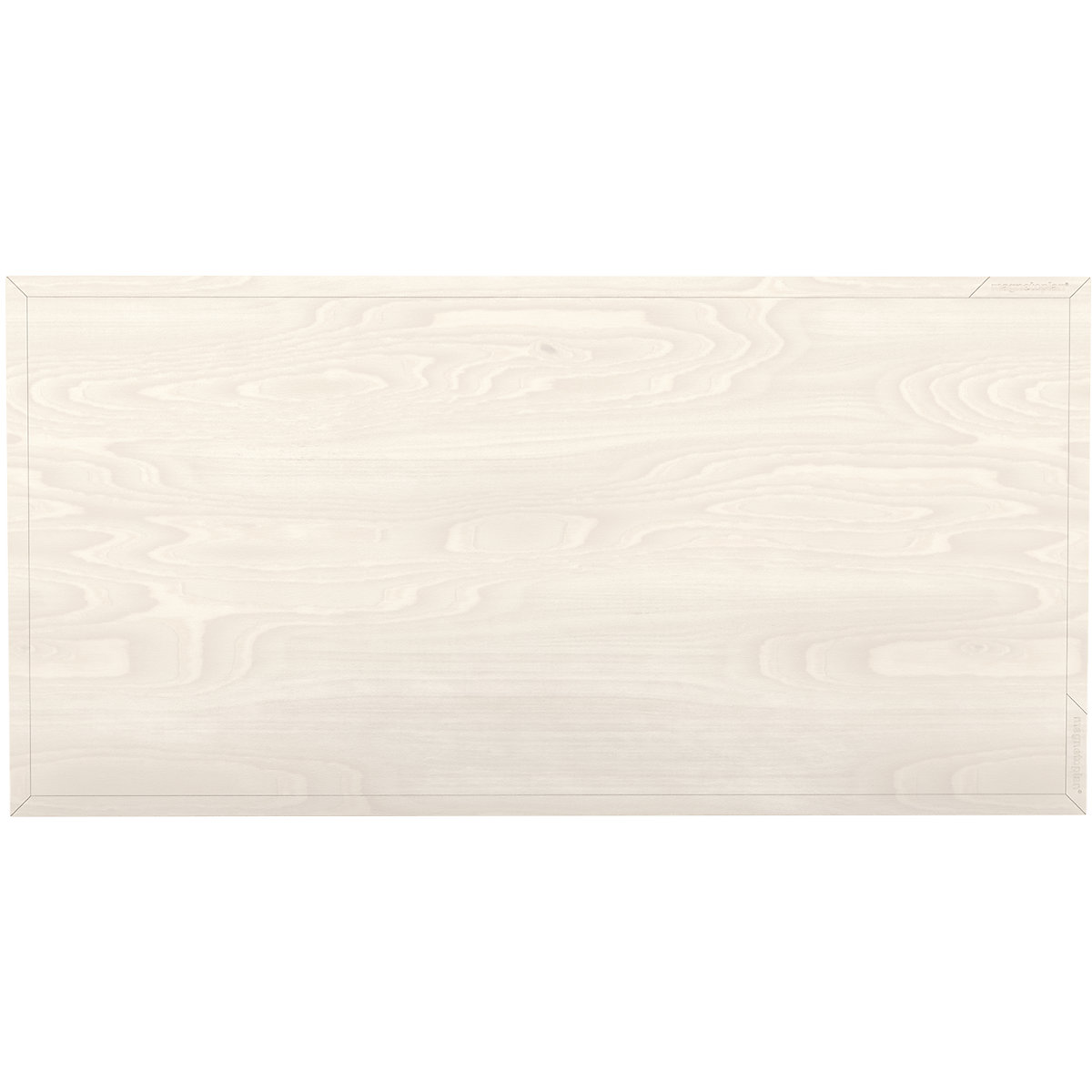 Dizajnová magnetická biela tabuľa Wood Series - magnetoplan