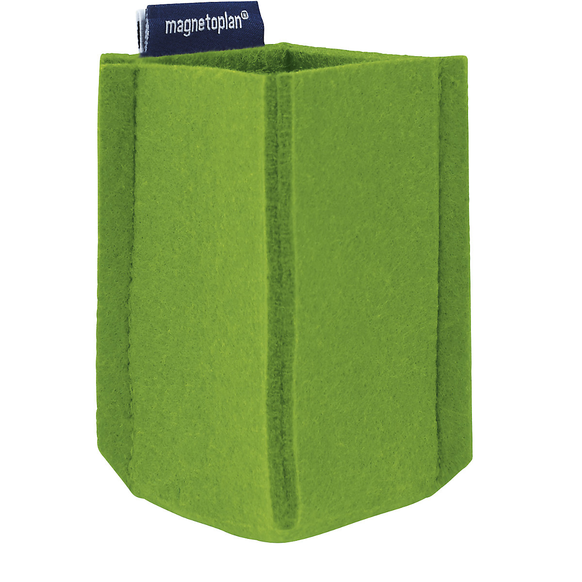 Zásobník na písacie potreby magnetoTray – magnetoplan, SMALL, v x š x h 100 x 60 x 60 mm, zelená-4