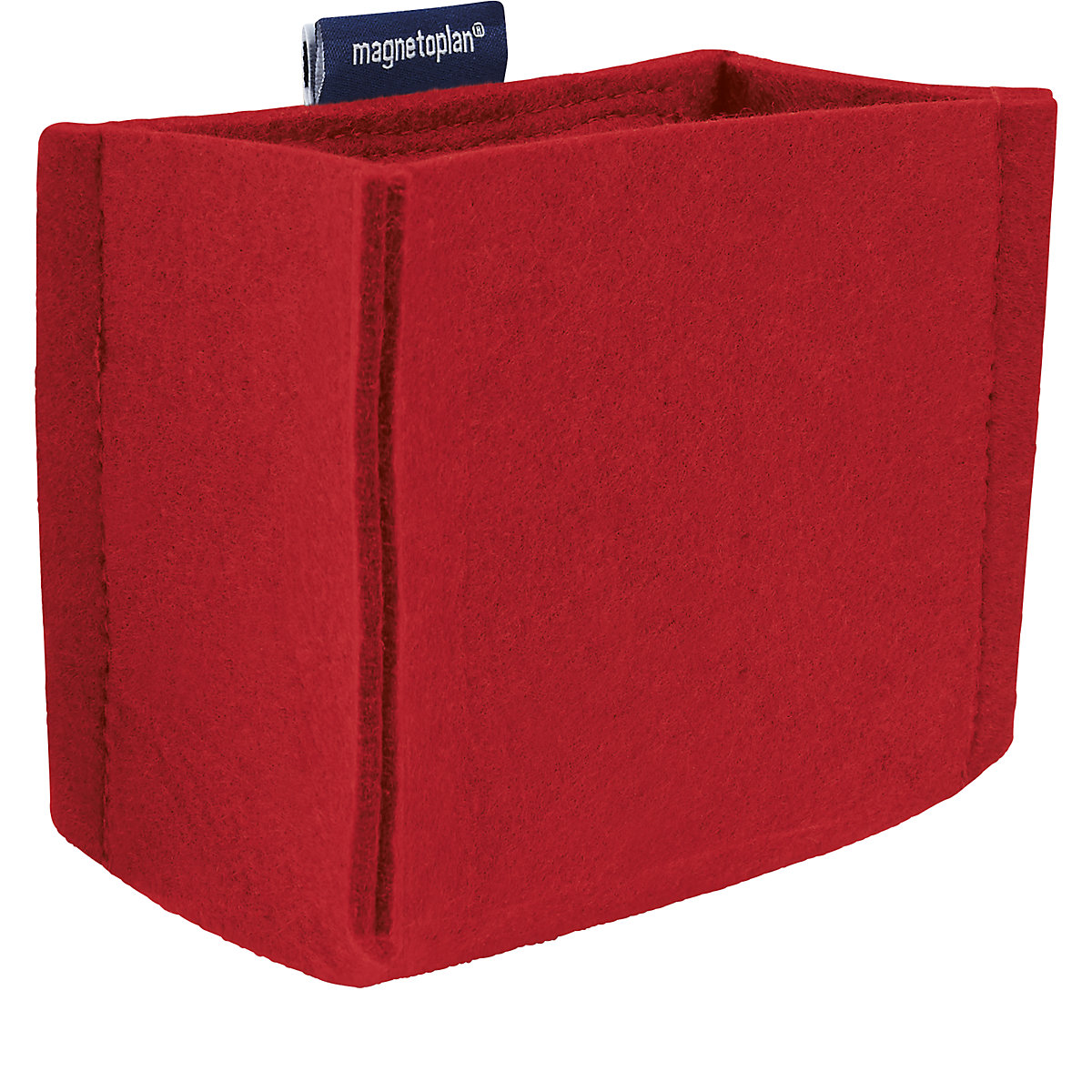 Zásobník na písacie potreby magnetoTray – magnetoplan, MEDIUM, v x š x h 100 x 130 x 60 mm, červená, od 5 ks-5